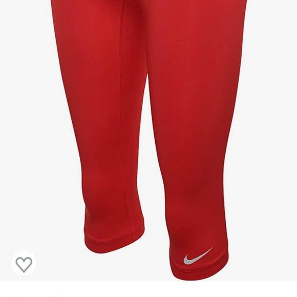 Nike Pro Capri II Women's Compression Tights - Fusion Red size Small - Picture 9 of 9